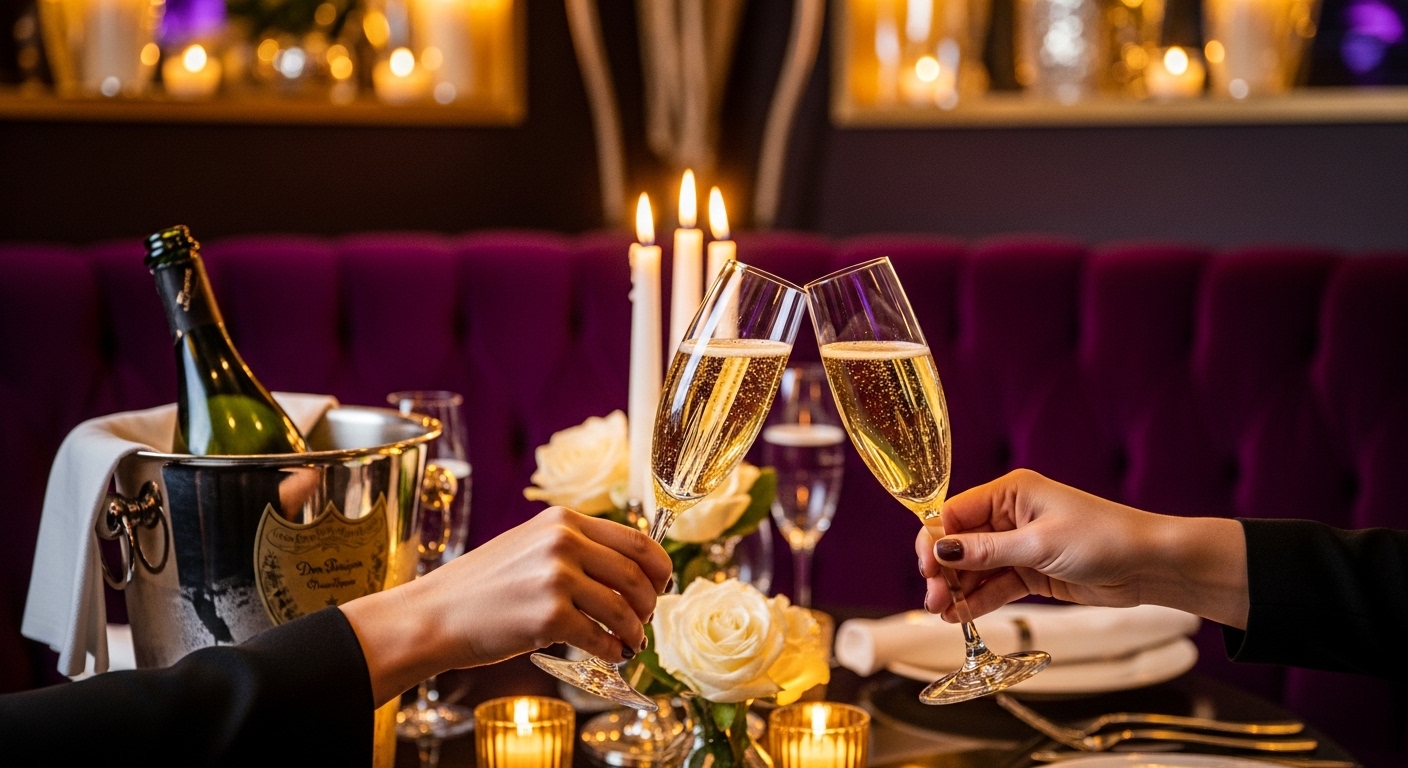 강남 텐프로 샴페인 건배